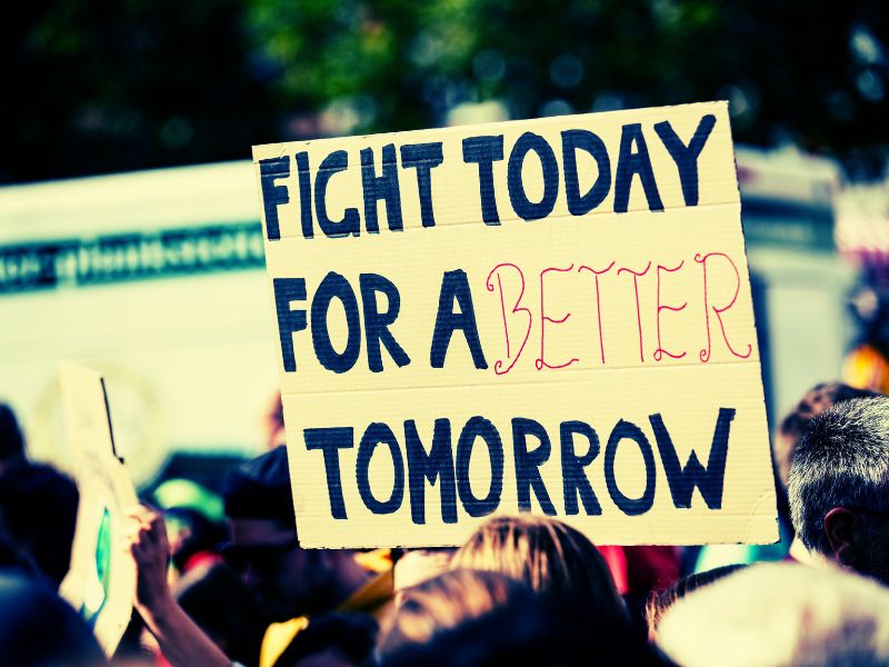 Global climate strike 2019. Photo by Markus Spiske from Pexels. Edited on Canva